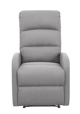 Image of HomeRoots Relaxing Dawn Gray Recliner Chair 379980