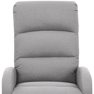 HomeRoots Relaxing Dawn Gray Recliner Chair 379980