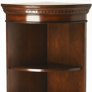 HomeRoots Traditional Cherry Corner Cabinet 389731