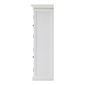 HomeRoots Classic White Two Level Mega Storage Cabinet 397841