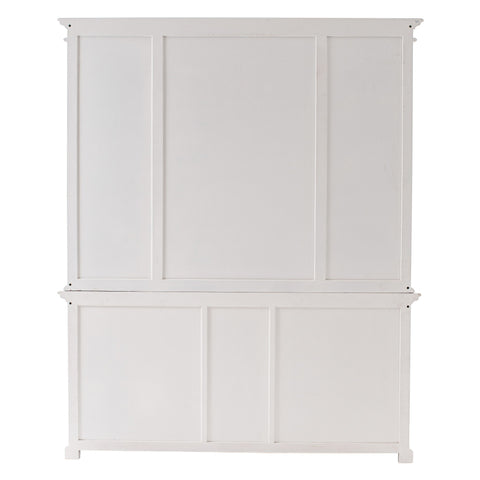 Image of HomeRoots 71" White Dining Hutch With Twelve Shelves And Three Drawers 397842