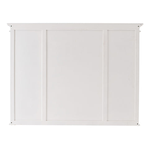 Image of HomeRoots 71" White Dining Hutch With Twelve Shelves And Three Drawers 397842