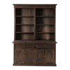 HomeRoots Classic Black Wash Display Hutch 397843