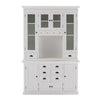 HomeRoots Classic White Kitchen Hutch 397844