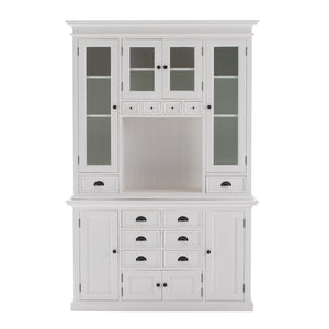 HomeRoots Classic White Kitchen Hutch 397844