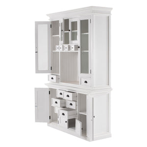 HomeRoots Classic White Kitchen Hutch 397844