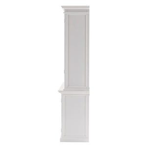 HomeRoots Classic White Kitchen Hutch 397844