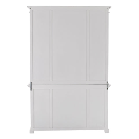 Image of HomeRoots Classic White Kitchen Hutch 397844