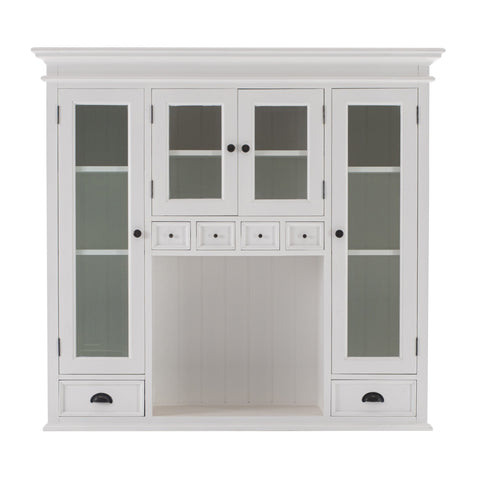 Image of HomeRoots Classic White Kitchen Hutch 397844