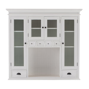 HomeRoots Classic White Kitchen Hutch 397844