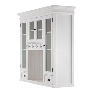 HomeRoots Classic White Kitchen Hutch 397844