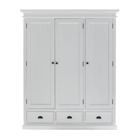 Image of HomeRoots 62" Off White Solid Wood Frame Standard Curio Cabinet With Six Shelves 523199