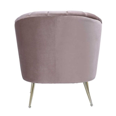 Image of Manhattan Comfort Rosemont Gold Velvet Accent Chair