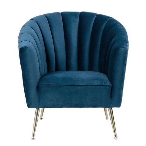 Image of Manhattan Comfort Rosemont Gold Velvet Accent Chair