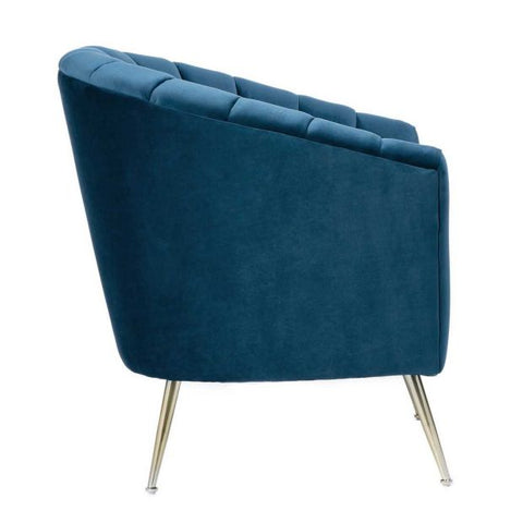 Image of Manhattan Comfort Rosemont Gold Velvet Accent Chair