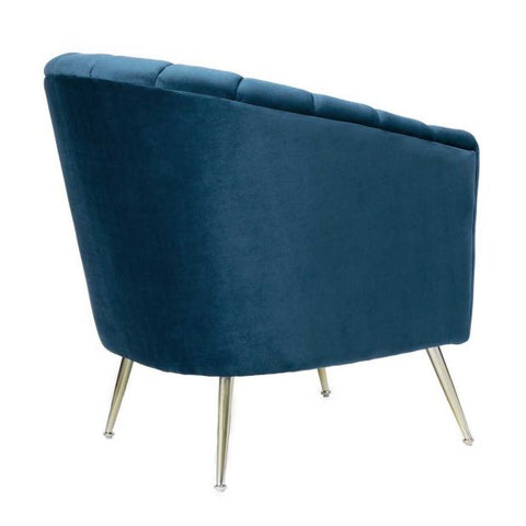 Image of Manhattan Comfort Rosemont Gold Velvet Accent Chair