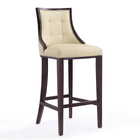 Image of Manhattan Comfort Fifth Avenue 45 in. Walnut Beech Wood Bar Stool