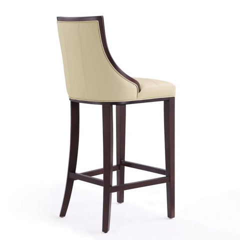 Image of Manhattan Comfort Fifth Avenue 45 in. Walnut Beech Wood Bar Stool