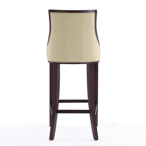 Image of Manhattan Comfort Fifth Avenue 45 in. Walnut Beech Wood Bar Stool