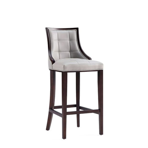 Image of Manhattan Comfort Fifth Avenue Faux Leather Barstool