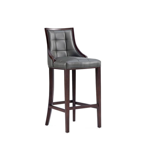 Image of Manhattan Comfort Fifth Avenue Faux Leather Barstool