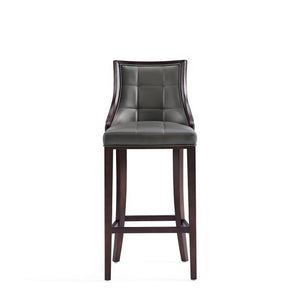 Manhattan Comfort Fifth Avenue Faux Leather Barstool