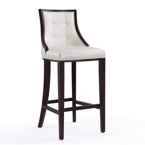 Image of Manhattan Comfort Fifth Avenue 45 in. Walnut Beech Wood Bar Stool