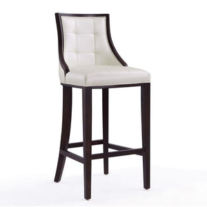 Manhattan Comfort Fifth Avenue 45 in. Walnut Beech Wood Bar Stool