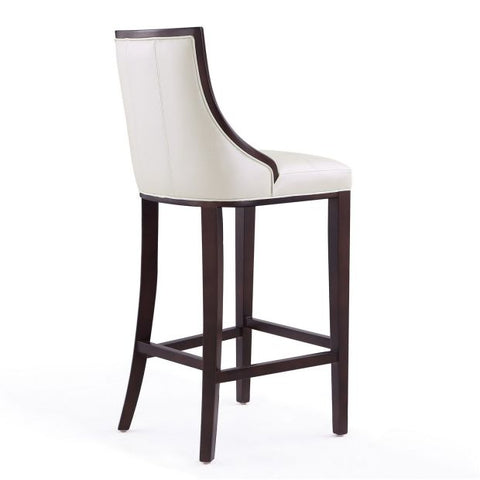 Image of Manhattan Comfort Fifth Avenue 45 in. Walnut Beech Wood Bar Stool