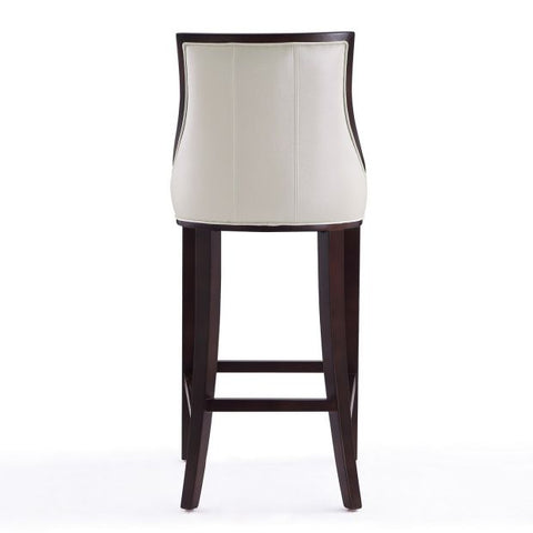 Image of Manhattan Comfort Fifth Avenue 45 in. Walnut Beech Wood Bar Stool