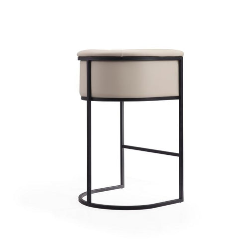 Image of Manhattan Comfort Cosmopolitan 37.8 in. Black Metal Barstool