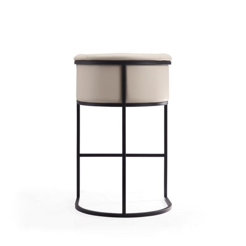 Image of Manhattan Comfort Cosmopolitan 37.8 in. Black Metal Barstool