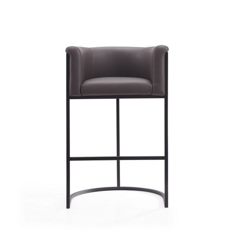 Image of Manhattan Comfort Cosmopolitan 37.8 in. Black Metal Barstool