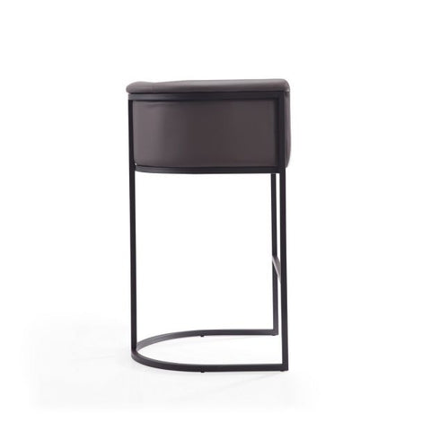 Image of Manhattan Comfort Cosmopolitan 37.8 in. Black Metal Barstool