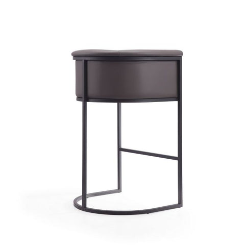 Image of Manhattan Comfort Cosmopolitan 37.8 in. Black Metal Barstool